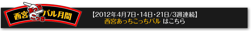 西宮あっちこっちバル（2012年4月7日・14日・21日/3週連続バル）